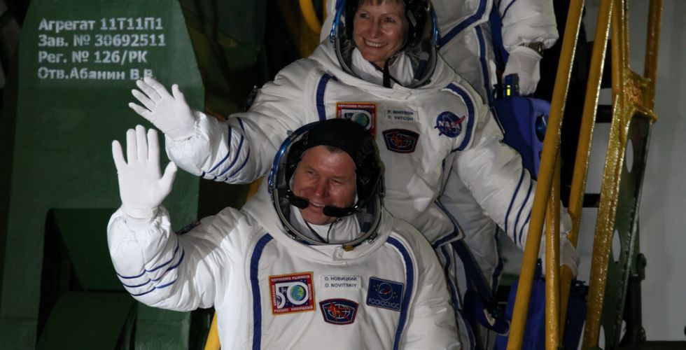 Экипаж во главе с Олегом Новицким успешно стартовал с космодрома &quot;Байконур&quot;