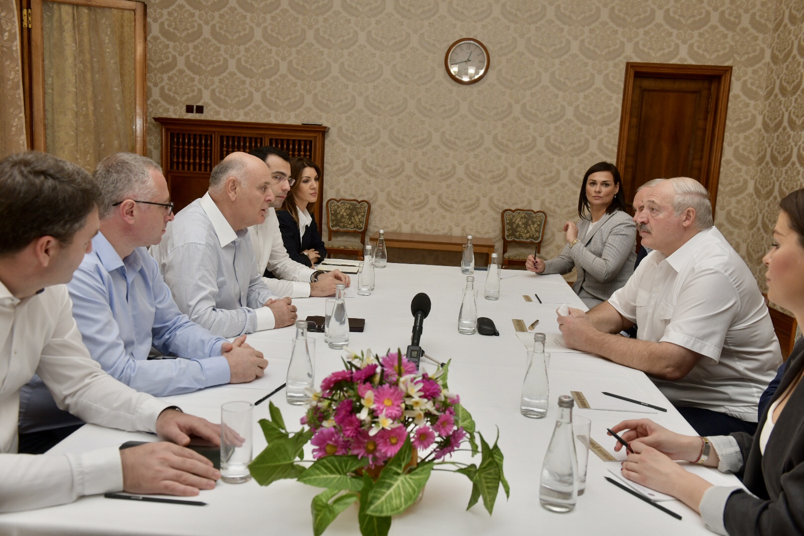 Александр Лукашенко впервые посетил Абхазию с официальным визитом