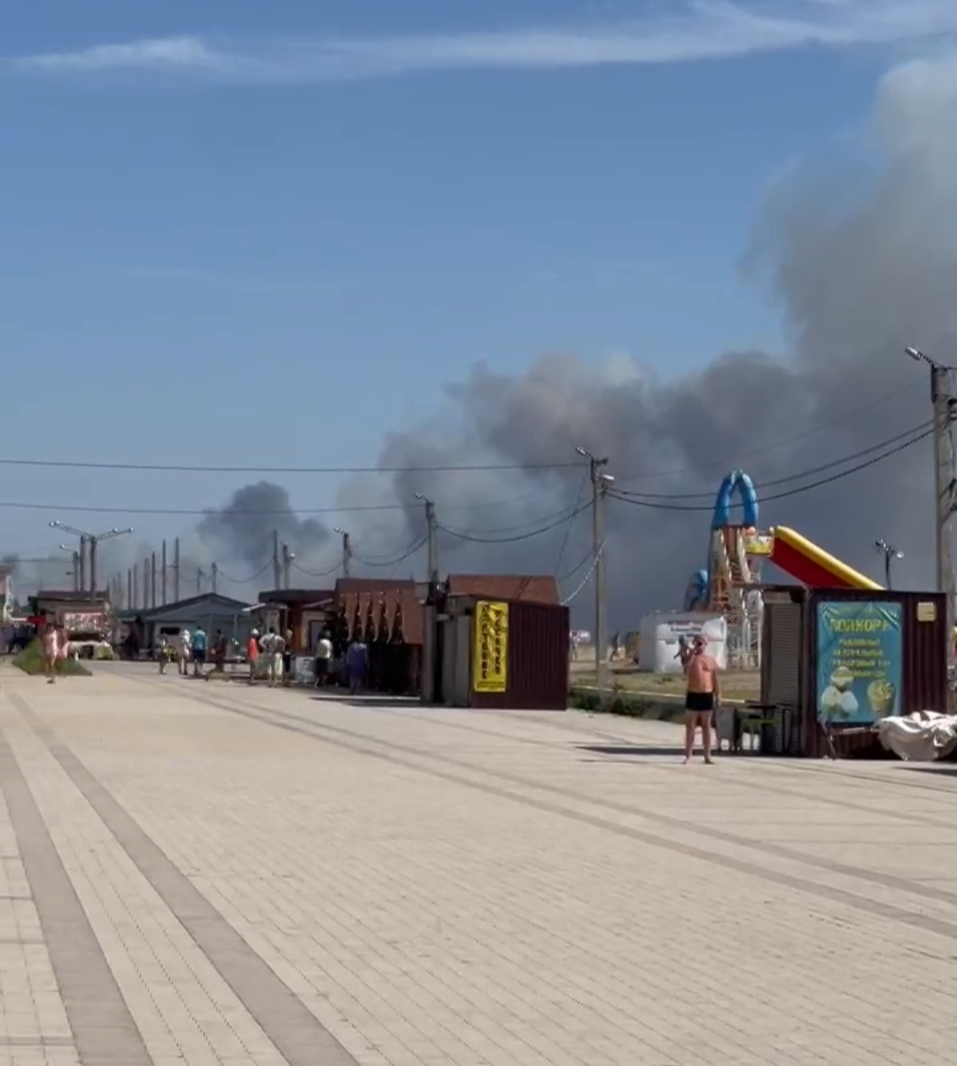 Минобороны РФ по взрывам в Новофедоровке: Произошла детонация авиационных боеприпасов 