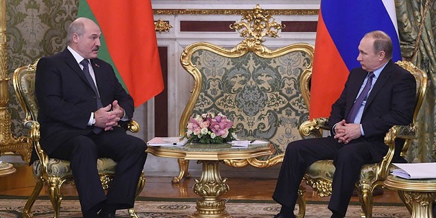 Владимир Путин и Александр Лукашенко провели встречу в Кремле