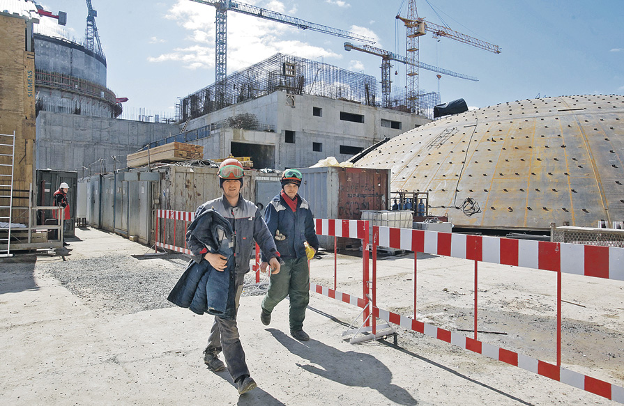 Атомная станция в Островце: Стройка почти закончена