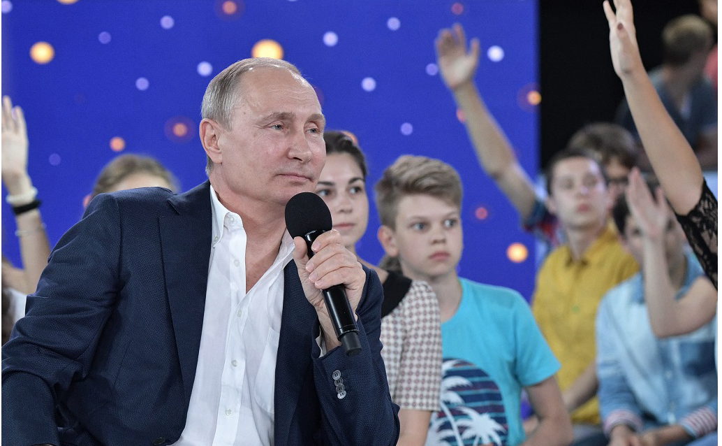 Владимир Путин – детям: Три самые главные ценности - сама жизнь, любовь и свобода