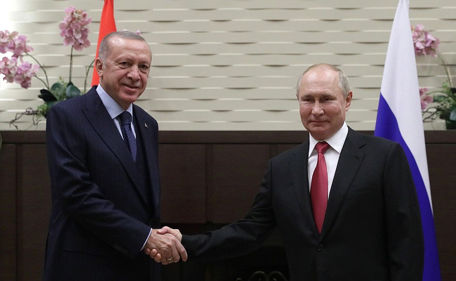 Эрдоган заявил, что не намерен разрывать отношения с Путиным из-за Украины