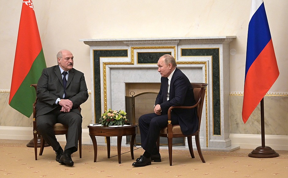 Владимир Путин и Александр Лукашенко обсудили строительство Союзного государства