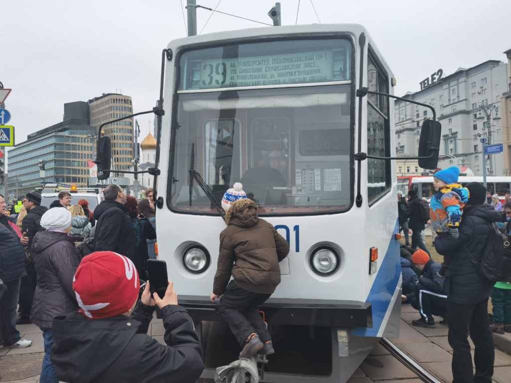 Парад трамваев прошёл в Москве