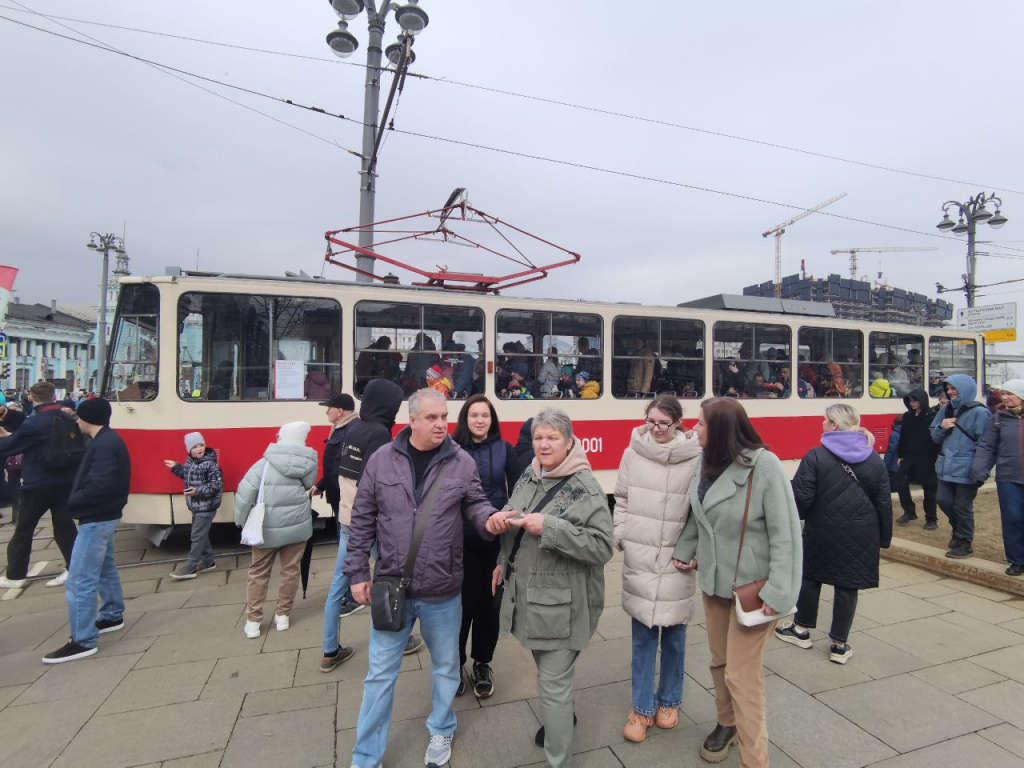 Парад трамваев прошёл в Москве