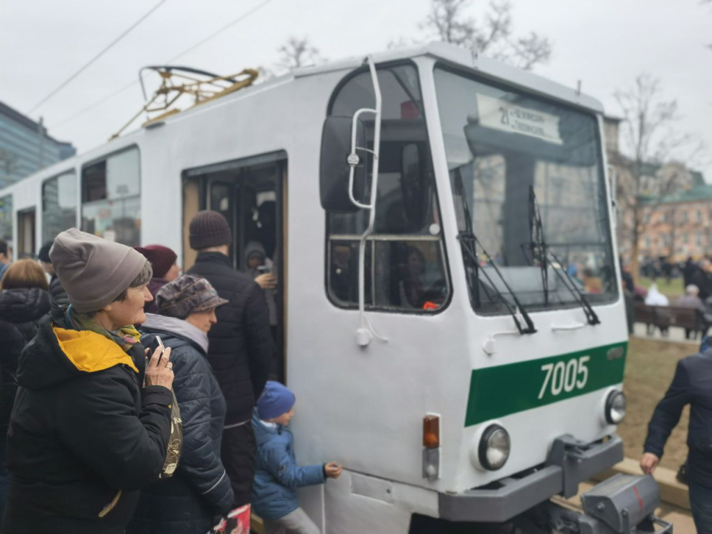 Парад трамваев прошёл в Москве