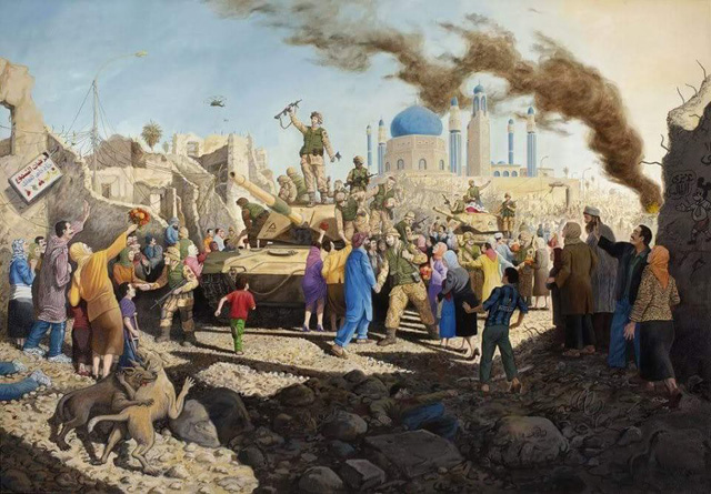 Найдите десять отличий: «Освобождение Минска» или… Багдада? 