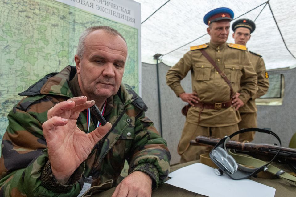 Поисковики подо Ржевом подняли останки 217 солдат Поисковики подо Ржевом подняли останки 217 солдат